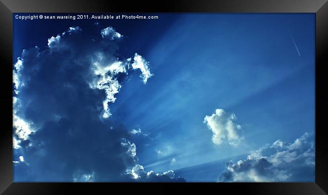 Heavens Above Framed Print by Sean Wareing