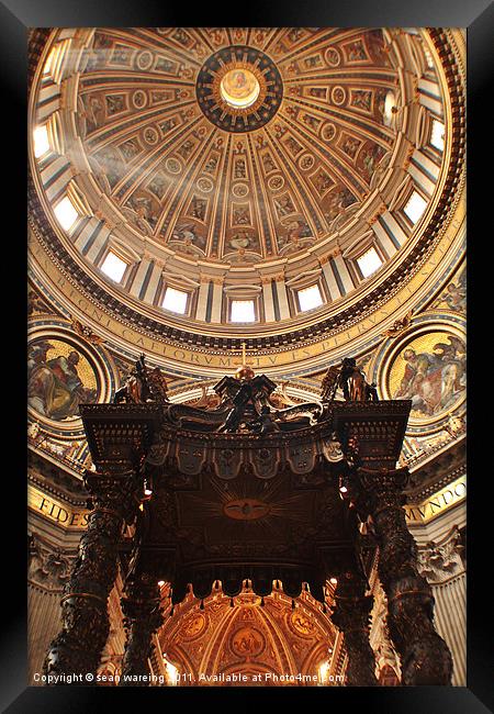 St. Peters Dome Framed Print by Sean Wareing