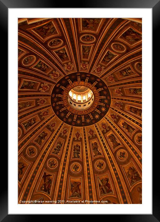 Saint Peters dome Framed Mounted Print by Sean Wareing