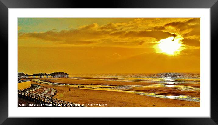 The English seaside Framed Mounted Print by Sean Wareing