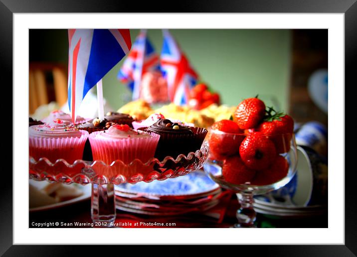 Jubilee Lunch Framed Mounted Print by Sean Wareing