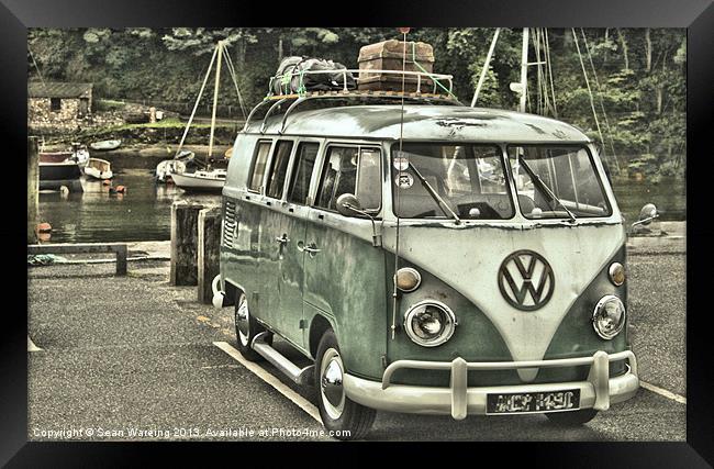 Campervan Framed Print by Sean Wareing