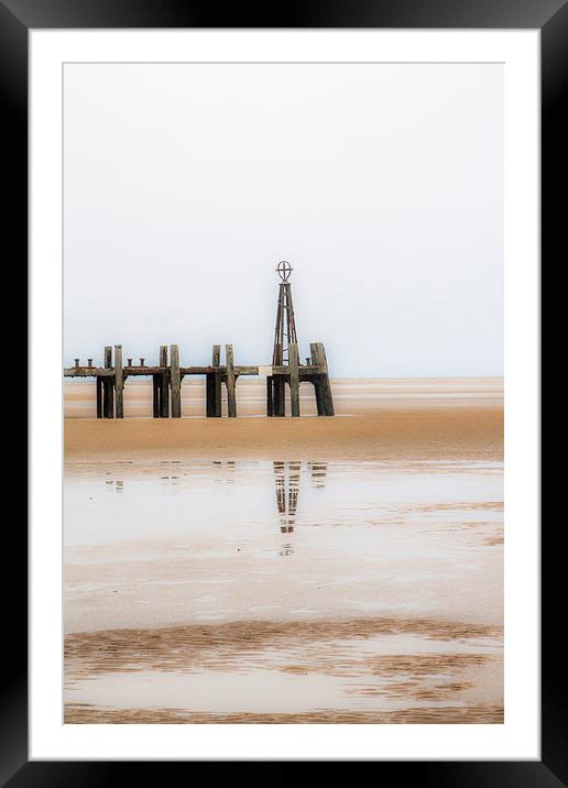 The Old Pier Framed Mounted Print by Sean Wareing