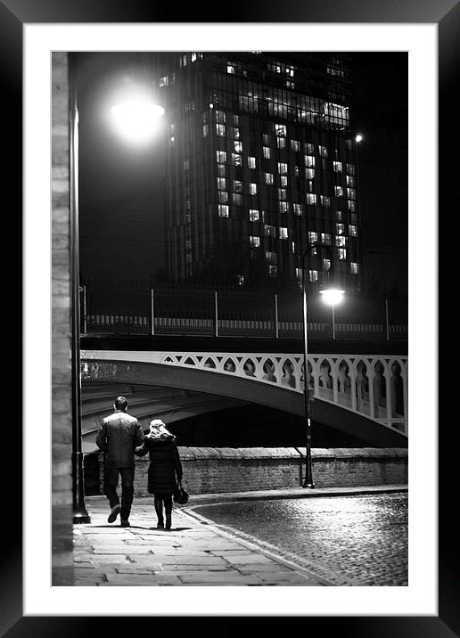 Late night stroll Framed Mounted Print by Sean Wareing