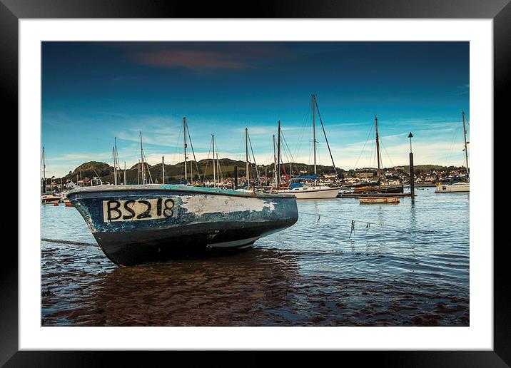 Waiting for the tide II Framed Mounted Print by Sean Wareing