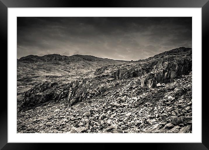 Moonscape Framed Mounted Print by Sean Wareing