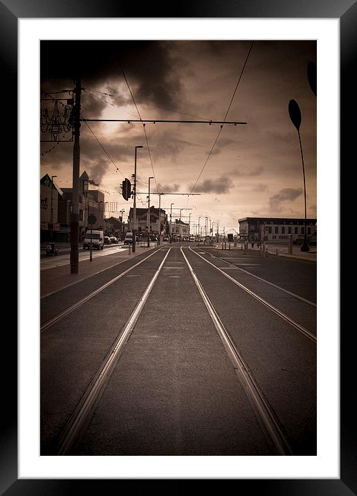 Blackpool Prom Framed Mounted Print by Sean Wareing