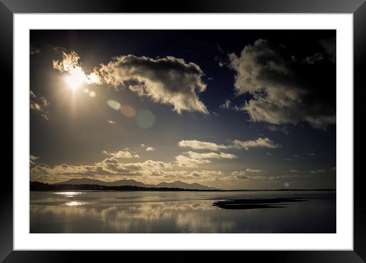 Reflections Framed Mounted Print by Sean Wareing