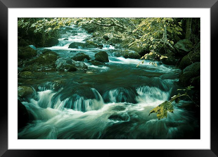 The Stream II Framed Mounted Print by Sean Wareing