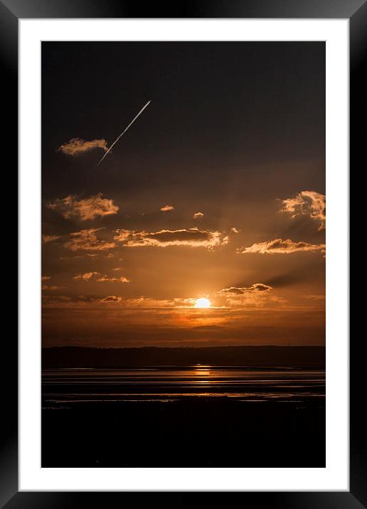Anglesey Sunset Framed Mounted Print by Sean Wareing