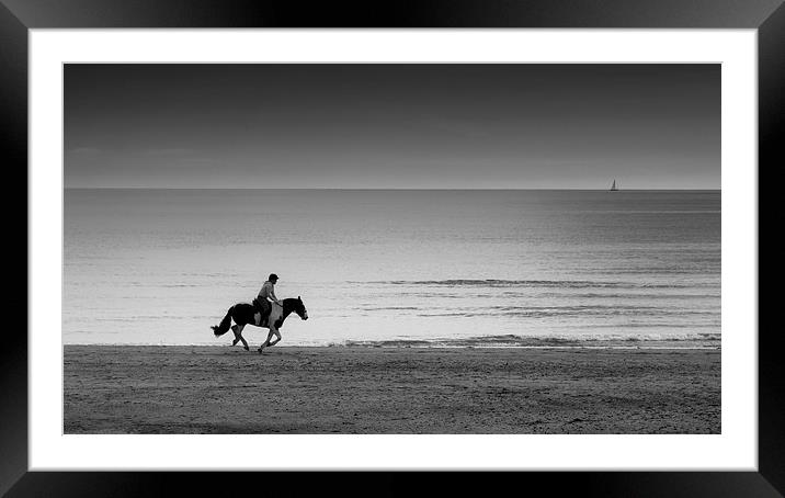 Coast Rider Framed Mounted Print by Sean Wareing