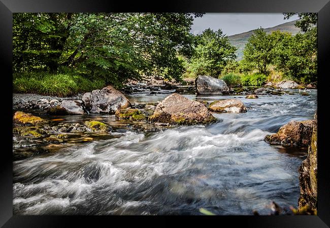  River Glaslyn Framed Print by Sean Wareing