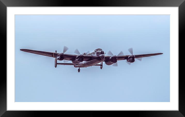 The Lancaster Bomber  Framed Mounted Print by Sean Wareing