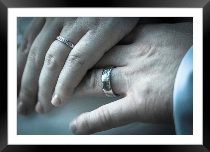  Hands In Marriage Framed Mounted Print by Sean Wareing