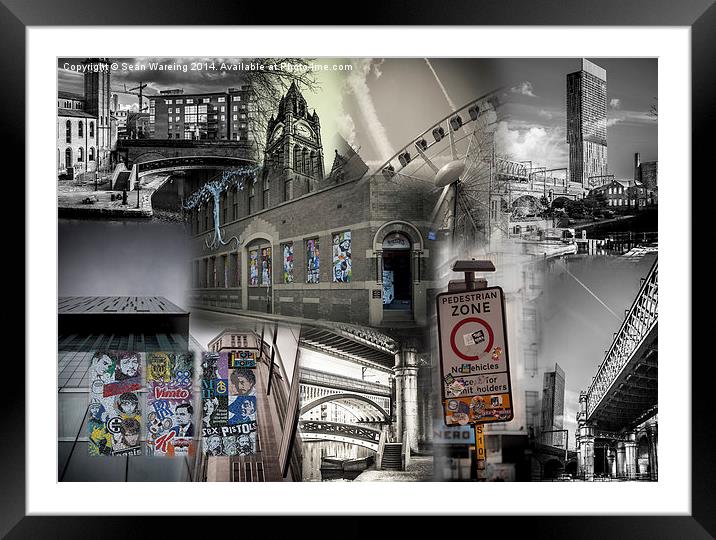  This Is Manchester Framed Mounted Print by Sean Wareing