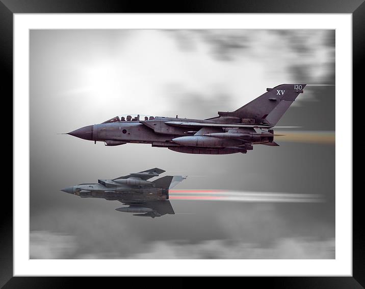  Bombing Run Framed Mounted Print by Sean Wareing