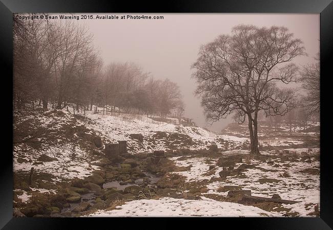  Winter at Dovestone Framed Print by Sean Wareing