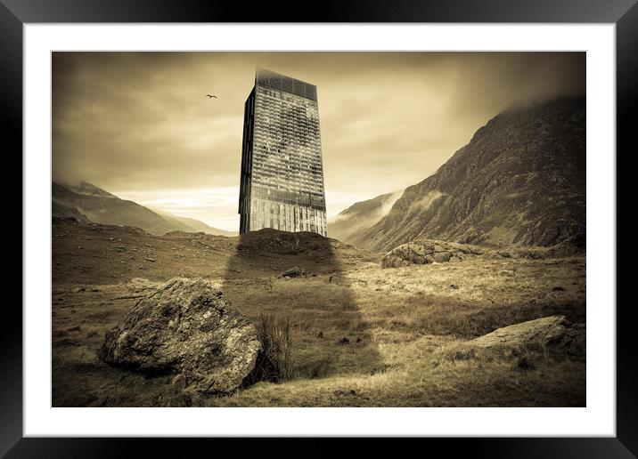 Tower Valley Framed Mounted Print by Sean Wareing