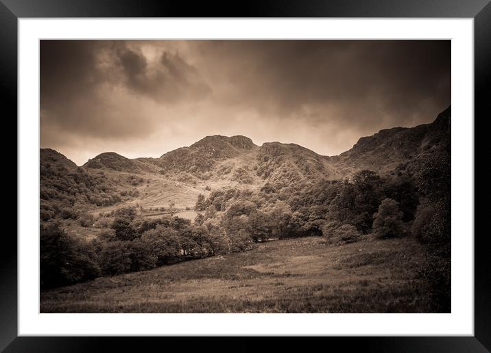 The edge Framed Mounted Print by Sean Wareing