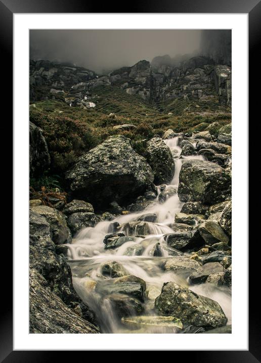 Snowdonia Pure #2 Framed Mounted Print by Sean Wareing