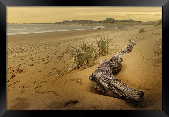 Morfa Conwy Beach Framed Print by Sean Wareing