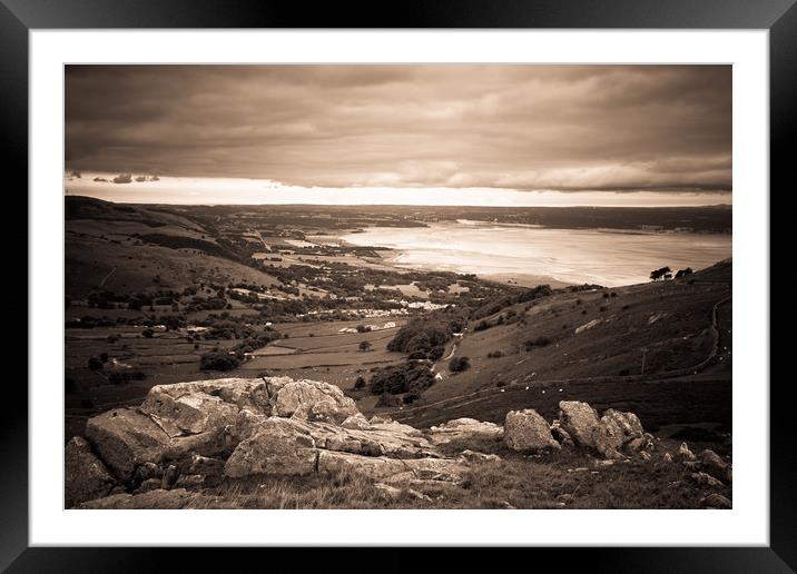 Anglesey Straits Framed Mounted Print by Sean Wareing