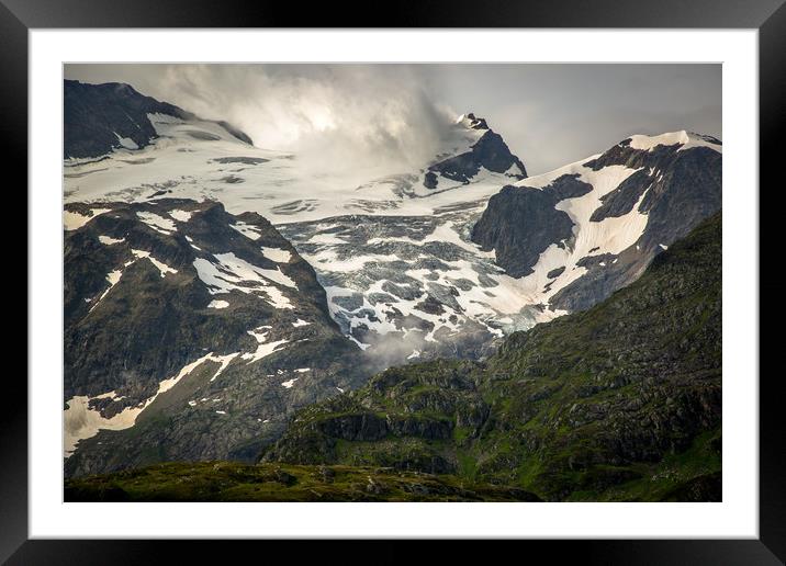 The Swiss Alps #1 Framed Mounted Print by Sean Wareing