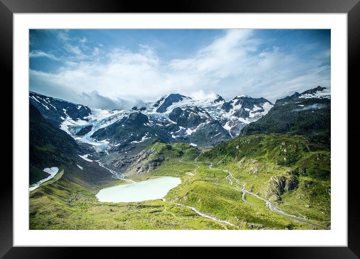 The Swiss Alps #4 Framed Mounted Print by Sean Wareing