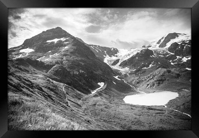 The Alps #5 Framed Print by Sean Wareing