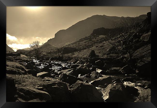Rocky river Framed Print by Sean Wareing
