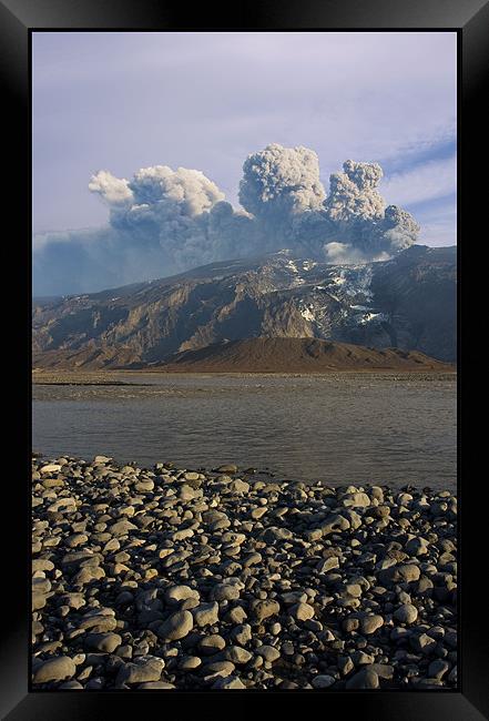 Volcano - Iceland 2 Framed Print by Berit Ipsen