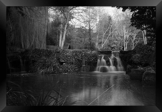 Waterfall and pool Framed Print by Philip Barton