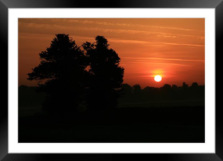 Sunrise in East Dorset Framed Mounted Print by Philip Barton