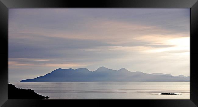 Sunset from Silver Sands Morar Framed Print by Carol Kelly 