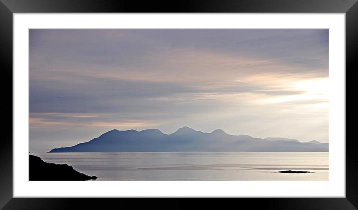 Sunset from Silver Sands Morar Framed Mounted Print by Carol Kelly 