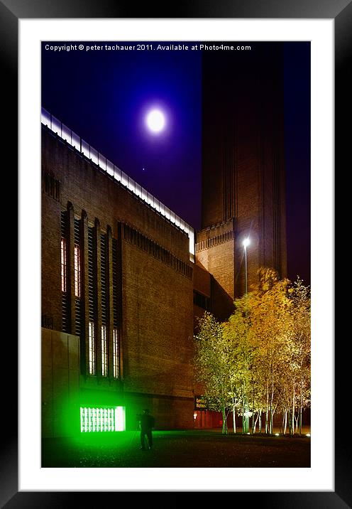 Tate Modern London Framed Mounted Print by peter tachauer