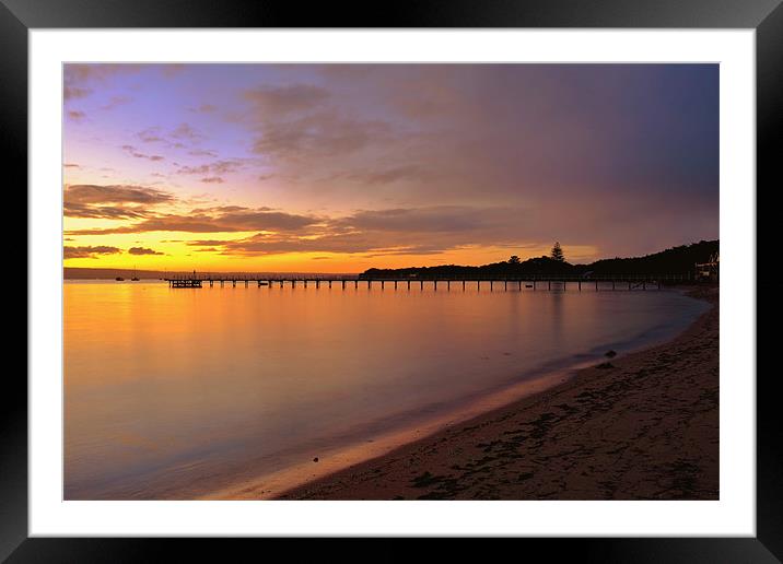 Sorrento Australia Framed Mounted Print by peter tachauer