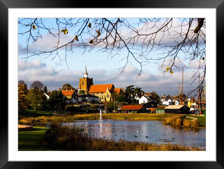 Maldon Essex Framed Mounted Print by peter tachauer