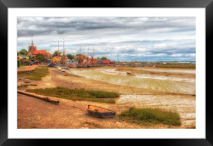 Maldon from the Promenade Framed Mounted Print by peter tachauer