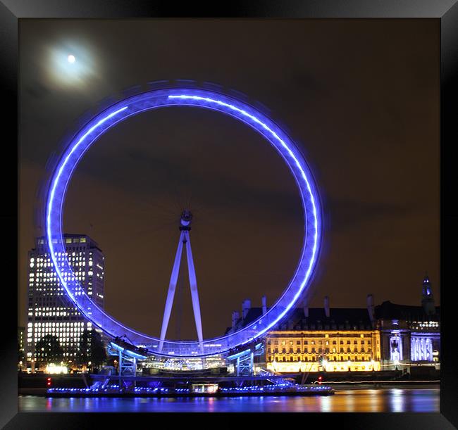 London Eye Framed Print by peter tachauer