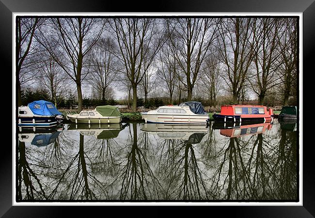 Papermill Lock Framed Print by peter tachauer