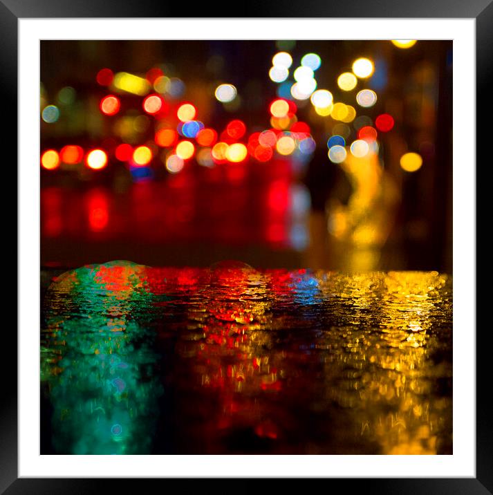 The Colours of the Night Framed Mounted Print by peter tachauer