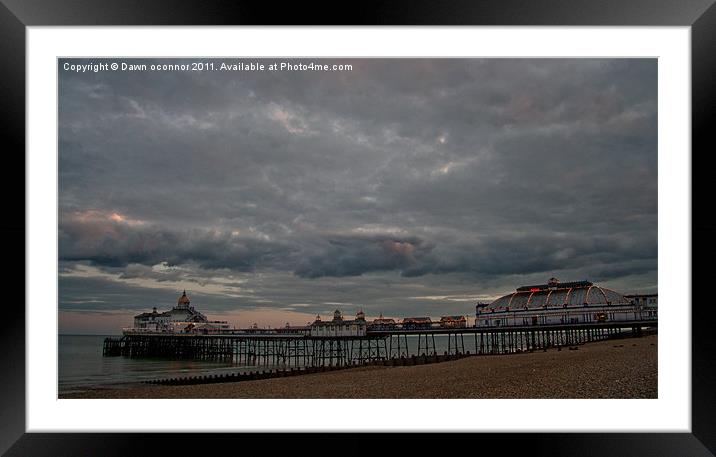 Eastbourne Pier, East Sussex. 2 Framed Mounted Print by Dawn O'Connor