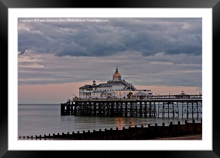Eastbourne Pier, East Sussex. 4 Framed Mounted Print by Dawn O'Connor