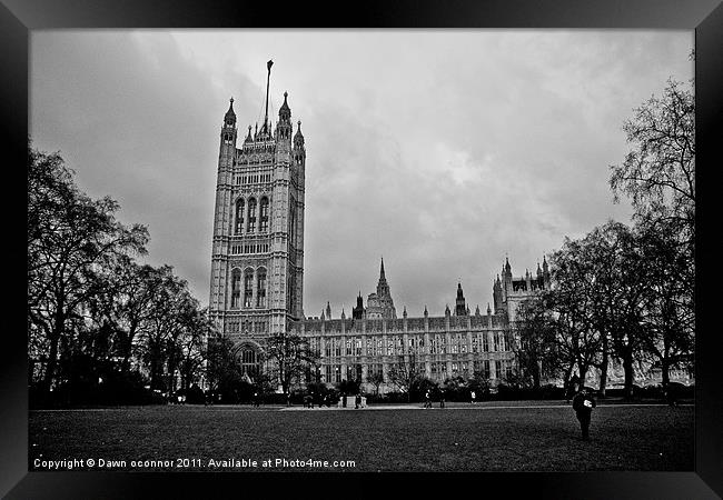 Westminster, Houses of Parliament Framed Print by Dawn O'Connor