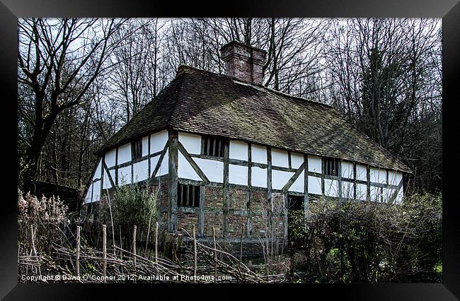 Tudor House, Pendine Farmhouse Framed Print by Dawn O'Connor