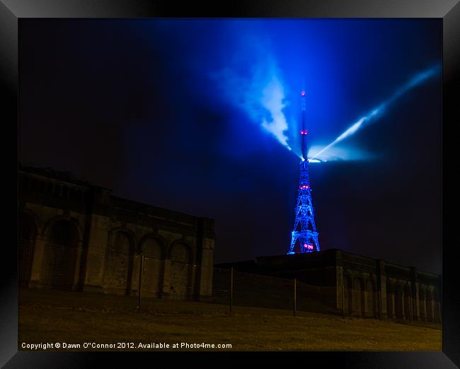 Crystal Palace Transmitting Tower Framed Print by Dawn O'Connor