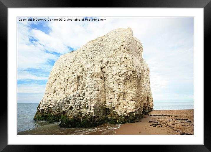 Botany Bay Thanet Kent Framed Mounted Print by Dawn O'Connor