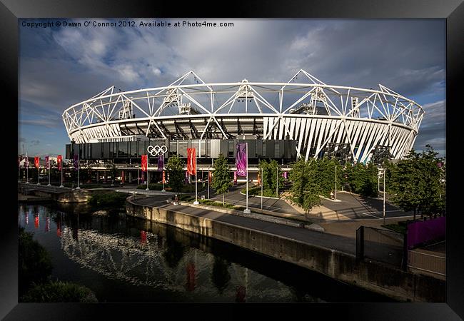 Olympic Park Framed Print by Dawn O'Connor