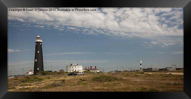 Dungeness Landscape Framed Print by Dawn O'Connor